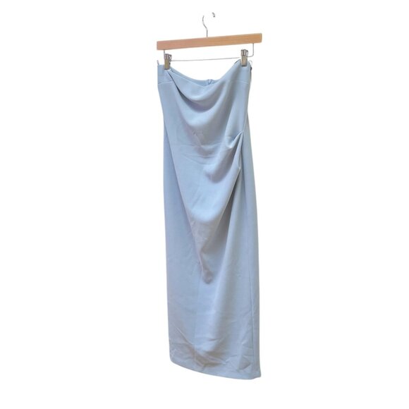 Bec + Bridge Baby Blue Be Mine Strapless Midi Dress - Picture 4 of 12
